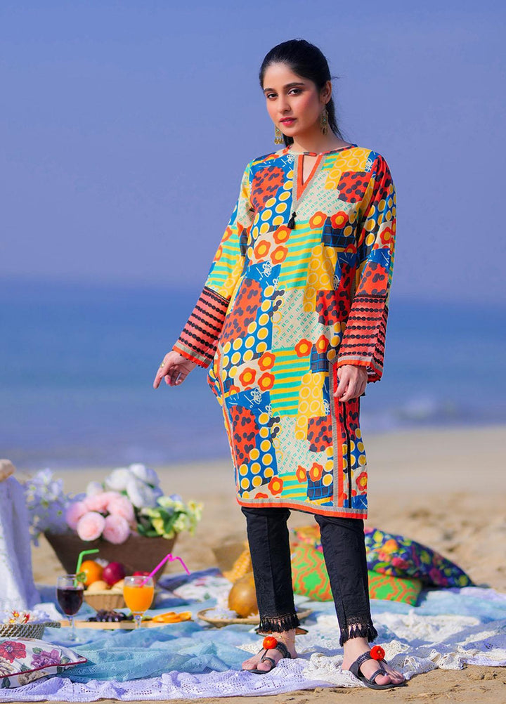 Senorita Casual Pret Printed Cotton Kurti LAA-01932-MCL