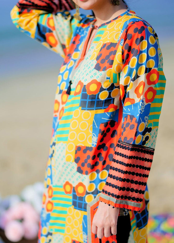 Senorita Casual Pret Printed Cotton Kurti LAA-01932-MCL