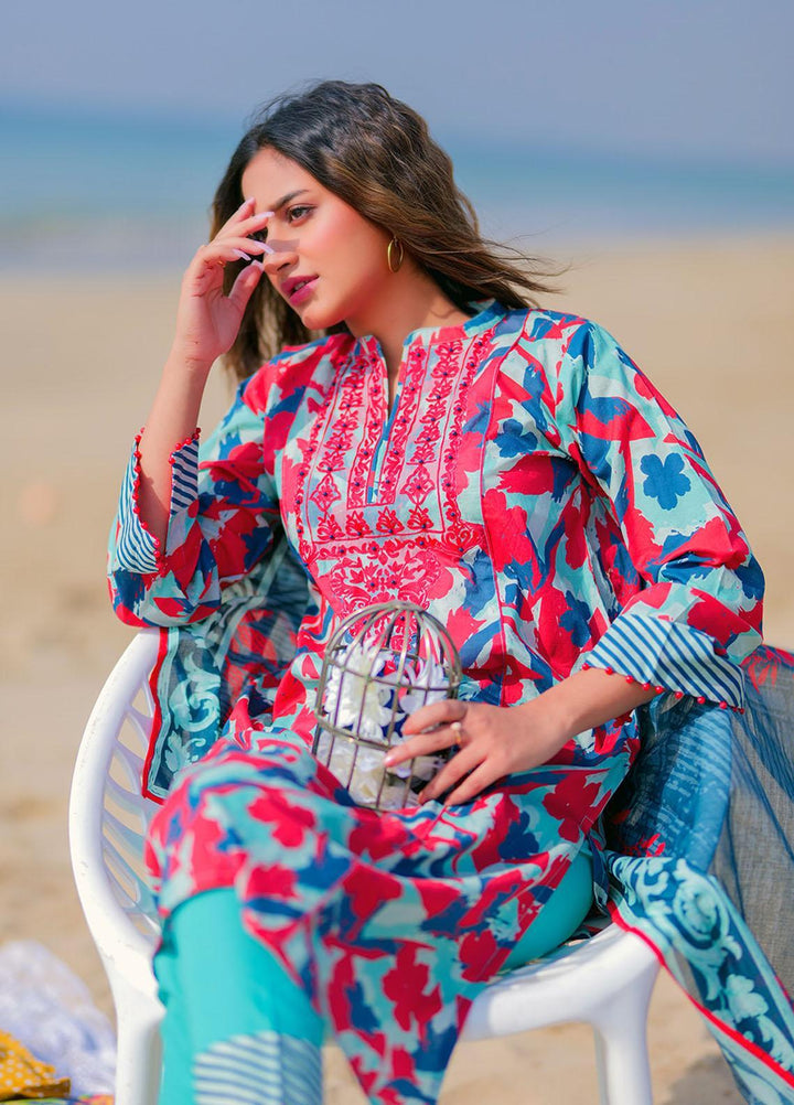 Senorita Casual Pret Printed Cotton 3 Piece LAD-01926-SGN/MCL