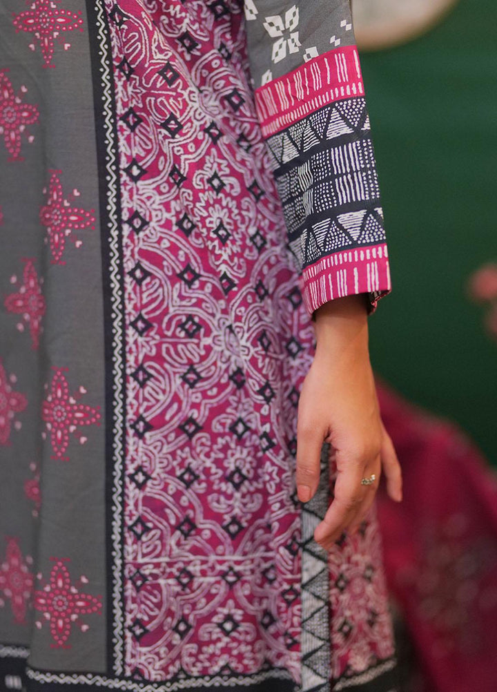 Senorita Casual Pret Printed Cotton 3 Piece LAD-01959-GRY/MGT