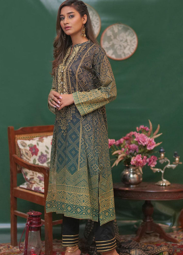 Senorita Casual Pret Printed Cotton 3 Piece LAD-01961-BLK/MCL