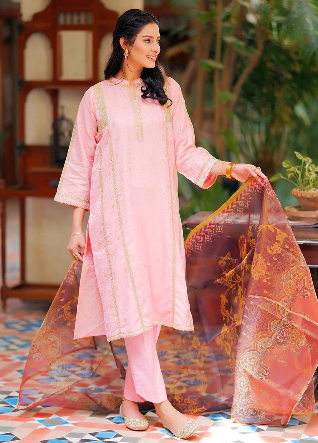 Senorita Casual Pret  Cotton 3 Piece Suit LBD-01994