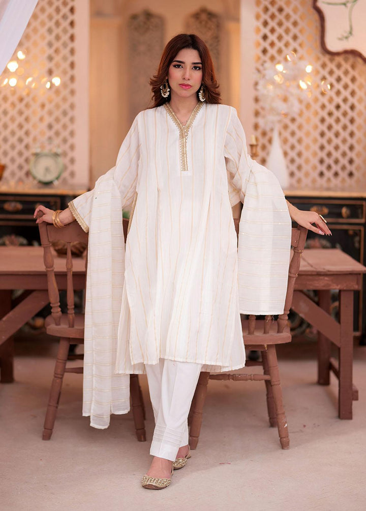 Senorita Cotton Casual 3 Piece Suit for Women -  LAD-02351