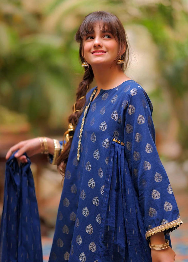 Senorita Cotton Pret Girls 3 Piece -  GBD-02010-RBL/GLD