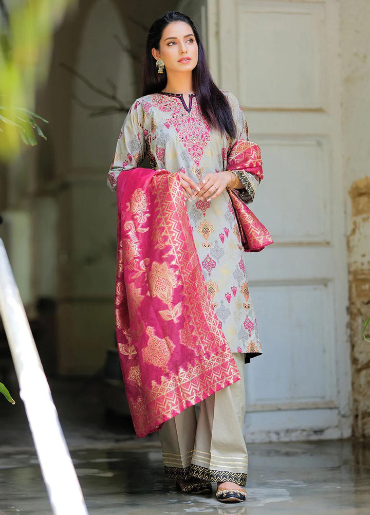 Senorita Cotton Pret 3 Piece for Women -  LBD-02016-GRY/MCL