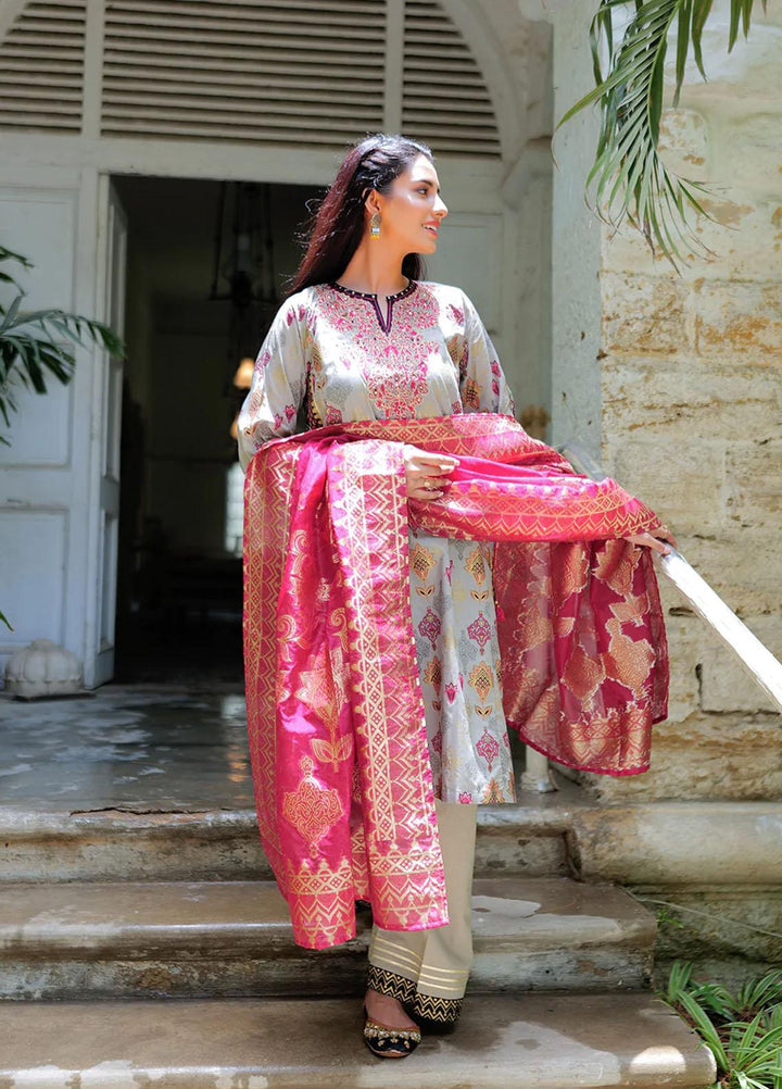 Senorita Cotton Pret 3 Piece for Women -  LBD-02016-GRY/MCL