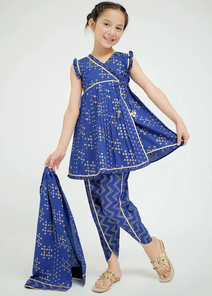 Senorita Pret Casual Cotton 3 Piece Suit for Kids KAD-02630