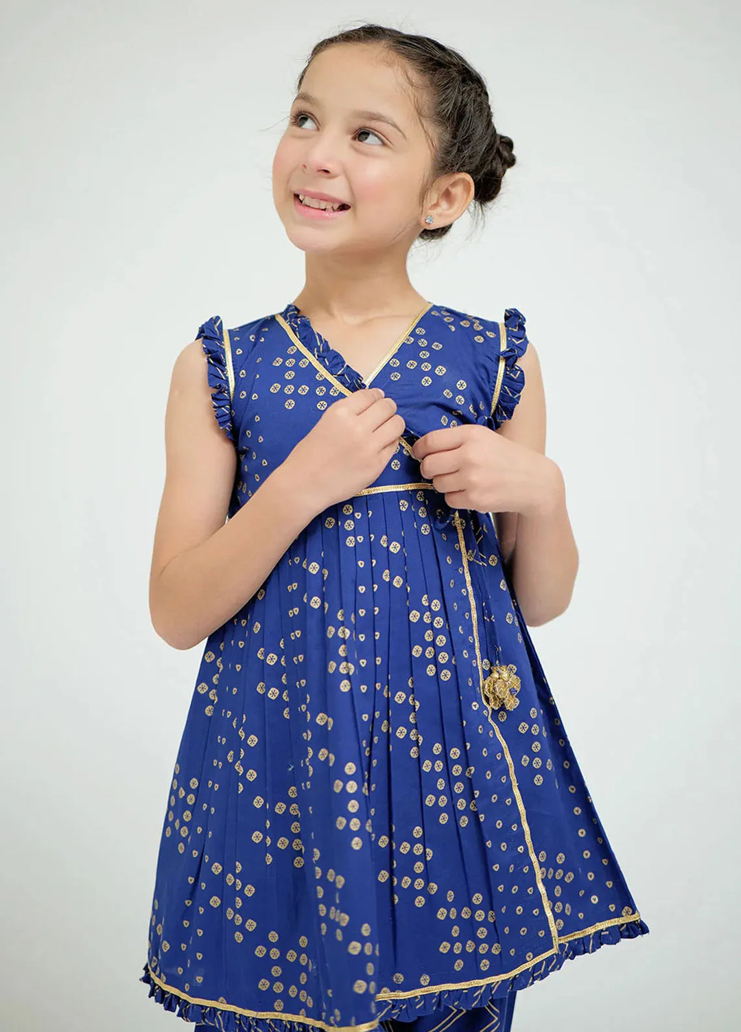 Senorita Pret Casual Cotton 3 Piece Suit for Kids KAD-02630