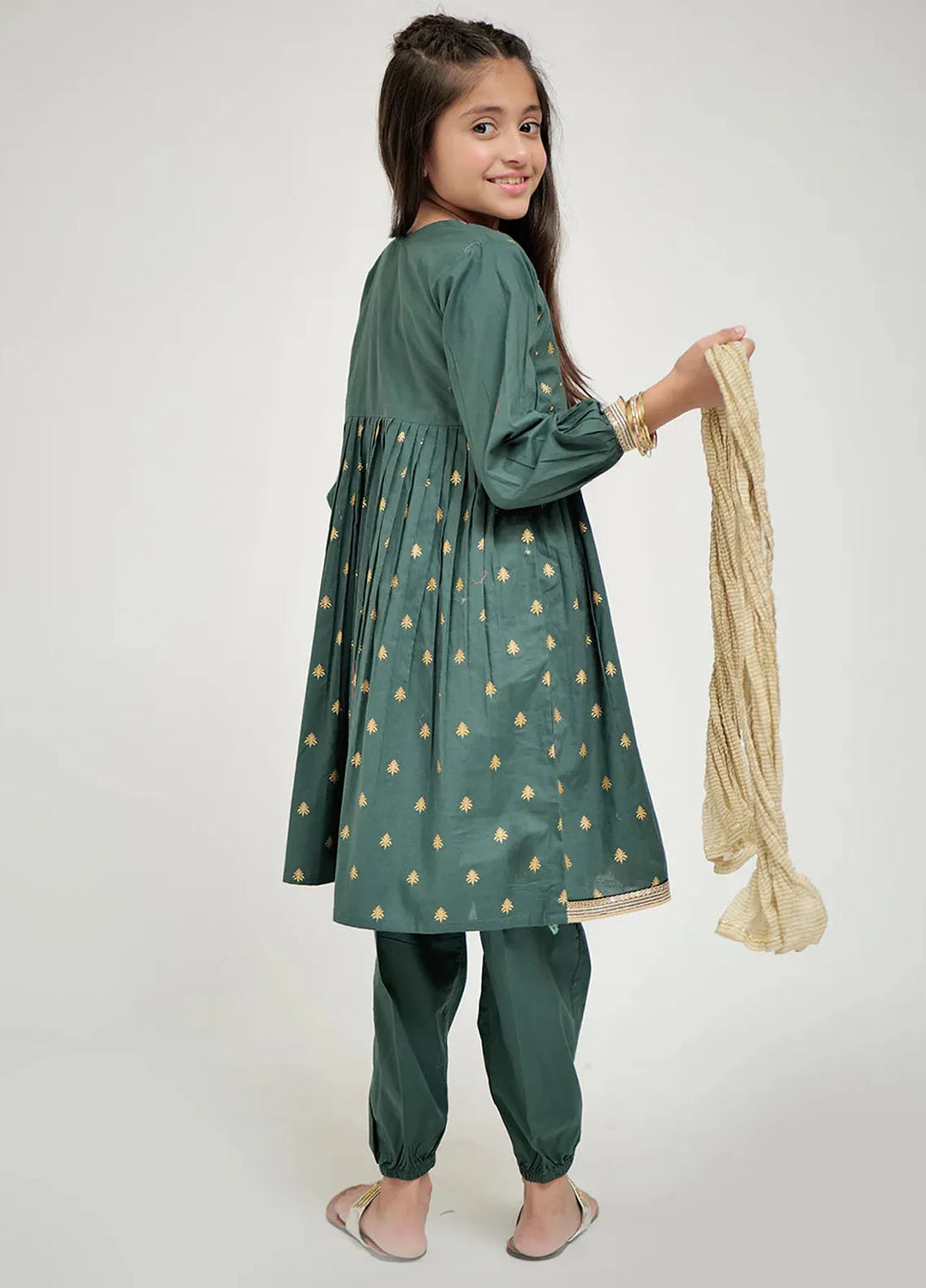 Senorita Pret Casual Cotton 3 Piece Suit for Kids KAD-02632