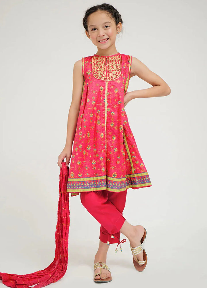 Senorita Pret Casual Cotton 3 Piece Suit for Kids KBD-02672