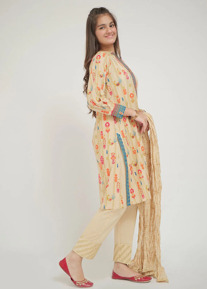 Senorita Pret Casual Cotton 3 Piece Suit GBD-02669