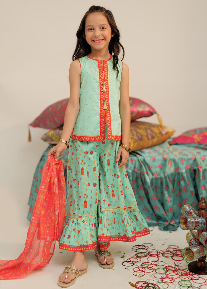 Senorita Pret Casual Cotton 3 Piece Suit KBD-02551-SGN/MCL