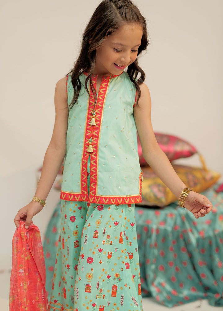 Senorita Pret Casual Cotton 3 Piece Suit KBD-02551-SGN/MCL