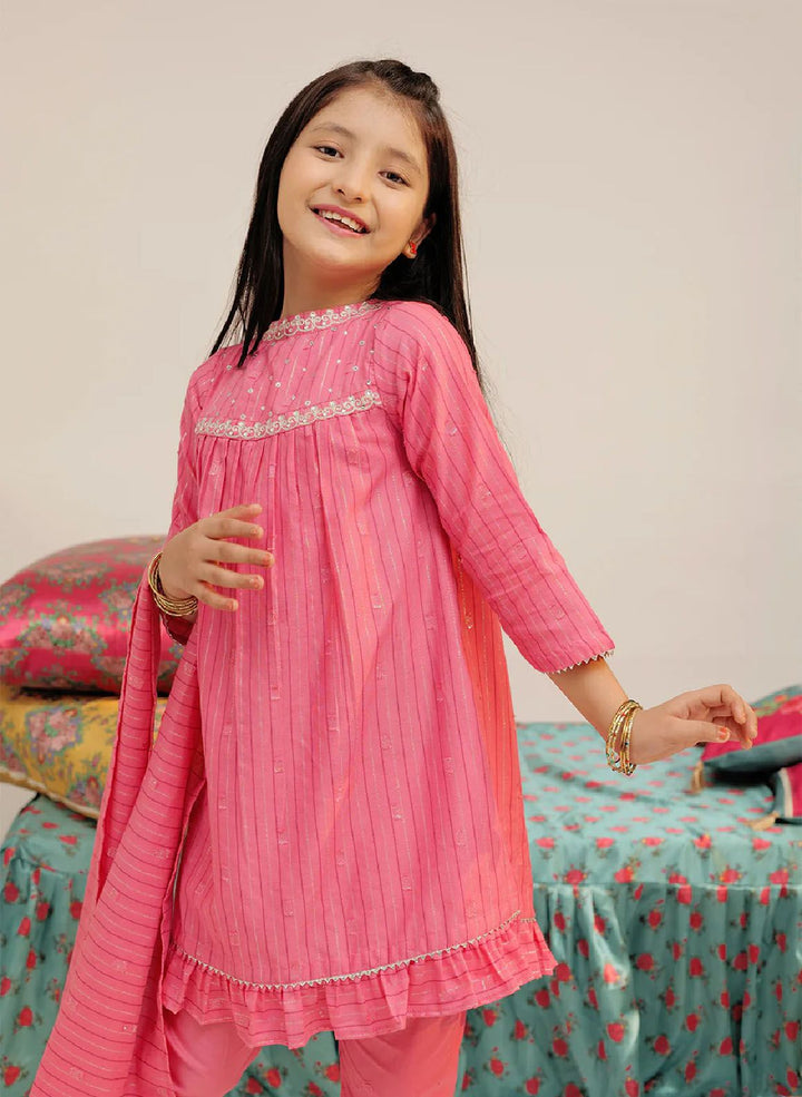 Senorita Pret Casual Cotton 3 Piece Suit KBD-02617-TPK/MCL