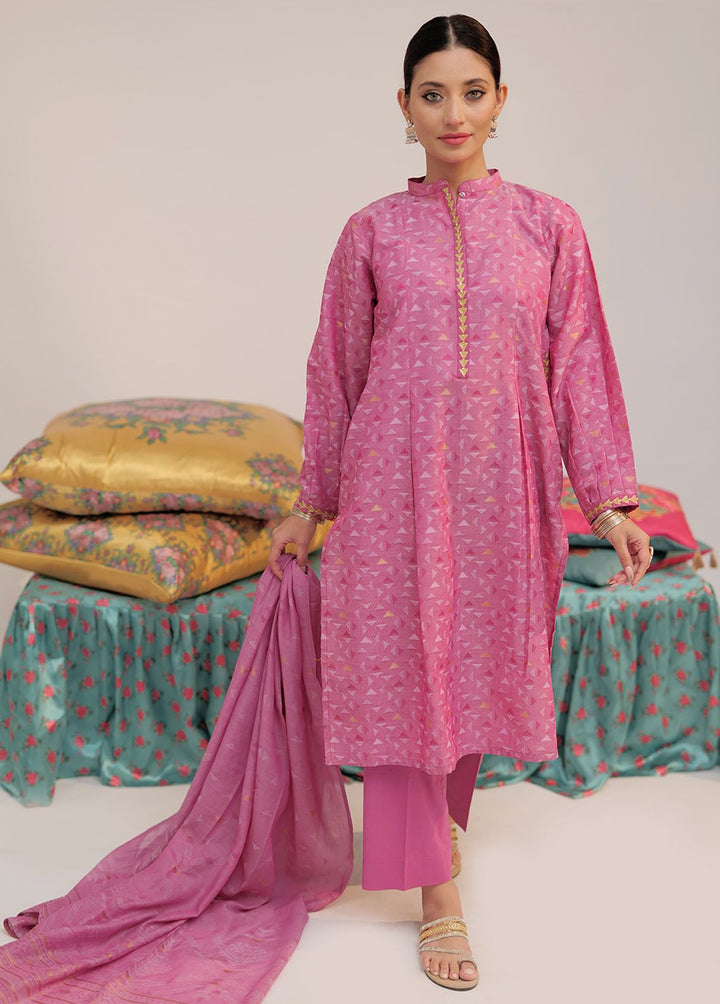 Senorita Pret Casual Cotton 3 Piece Suit LBD-02567-SPK/GLD