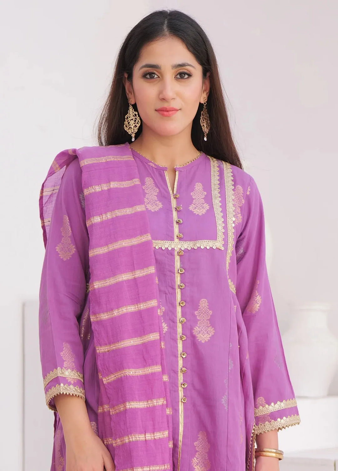 Senorita Pret Casual Cotton 3 Piece Suit LBD-02894