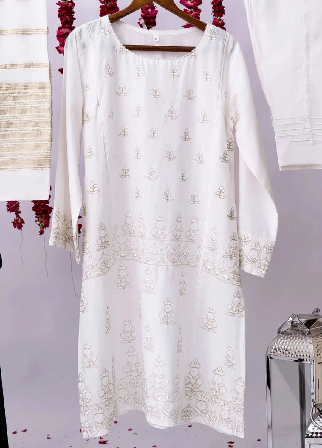 Senorita Pret Casual Cotton Cambric 3 Piece Suit LAD-02712