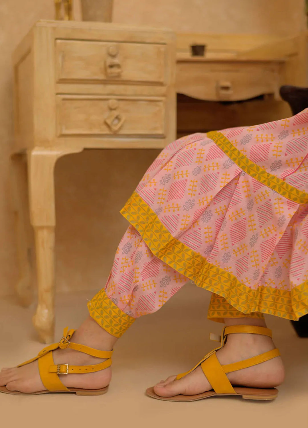 Senorita Pret Casual Cotton Dobby 2 Piece Suit GAC-02808