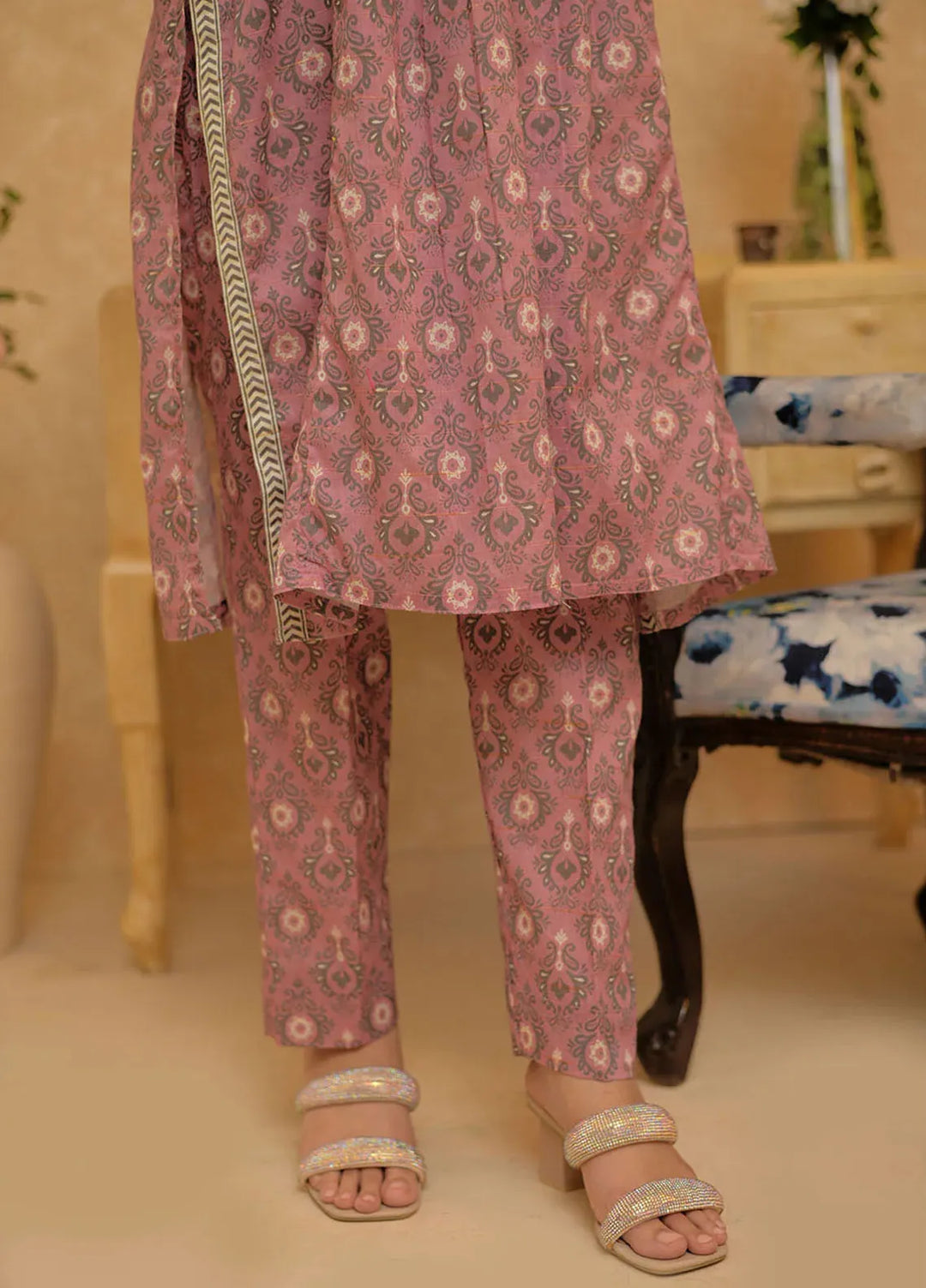 Senorita Pret Casual Cotton Dobby 2 Piece Suit LAC-02834