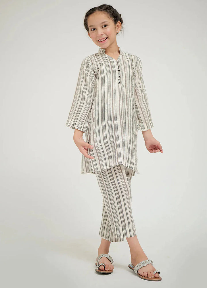 Senorita Pret Casual Cotton Jacquard 2 Piece Suit For Kids KBC-02670