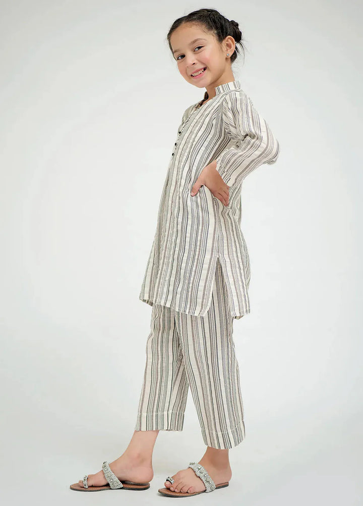 Senorita Pret Casual Cotton Jacquard 2 Piece Suit For Kids KBC-02670