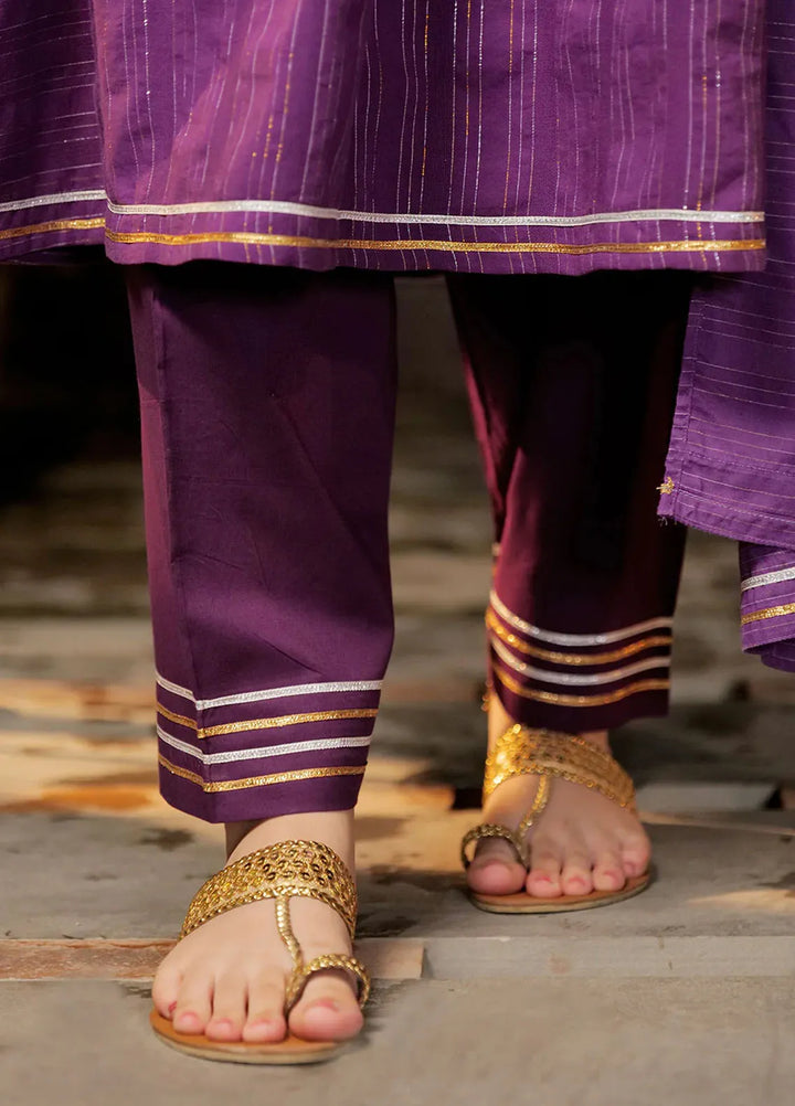 Senorita Pret Casual Cotton Jacquard 3 Piece Suit for Girls GBD-02602