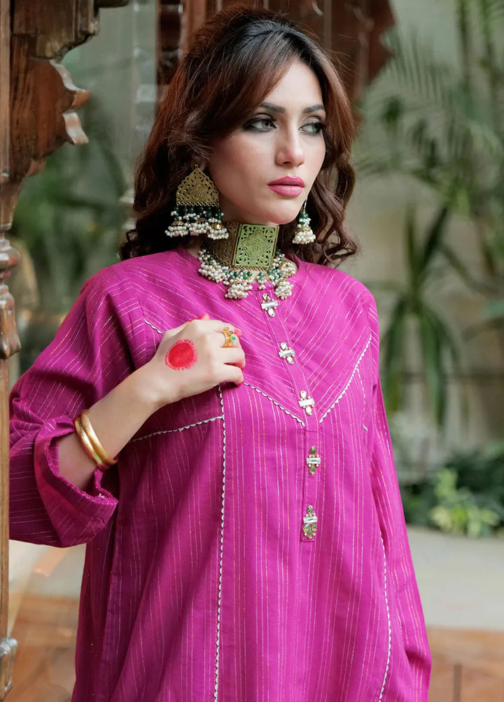 Senorita Pret Casual Cotton Jacquard 3 Piece Suit for Women LBD-02609