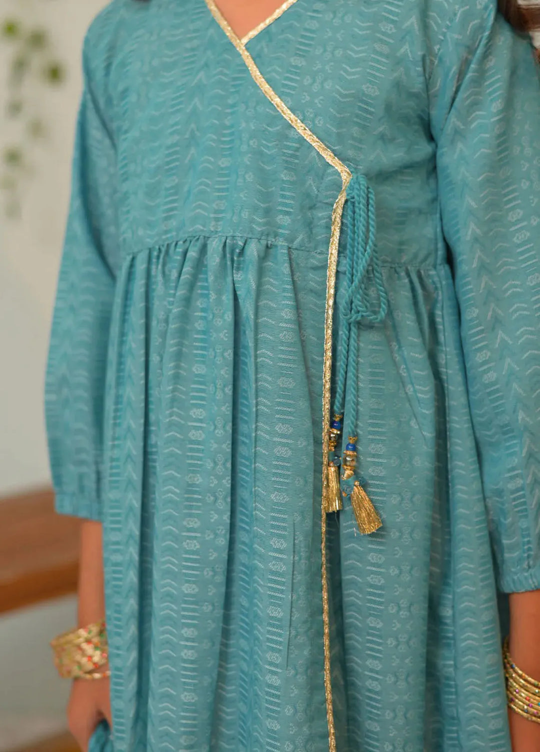 Senorita Pret Casual Cotton Jacquard 3 Piece Suit KBD-02847