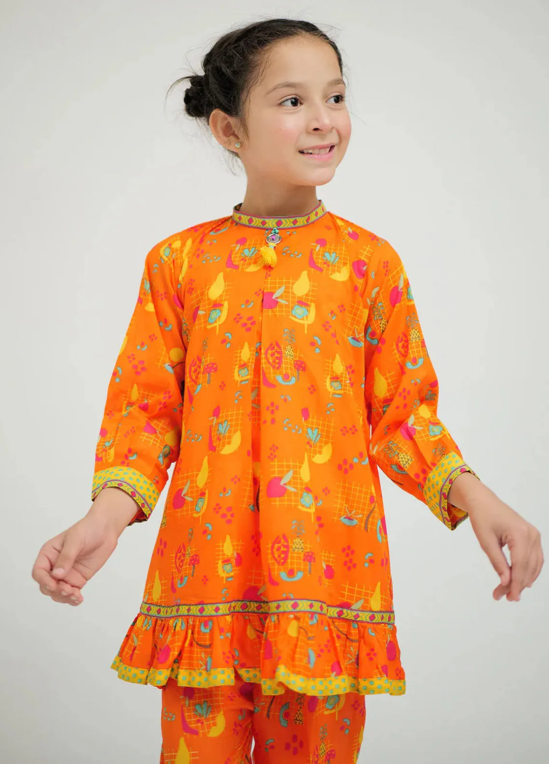 Senorita Pret Casual Cotton Lawn 2 Piece Suit For Kids KAC-02577