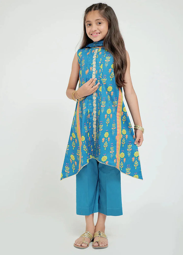 Senorita Pret Casual Cotton Lawn 3 Piece Suit for Kids KBD-02694