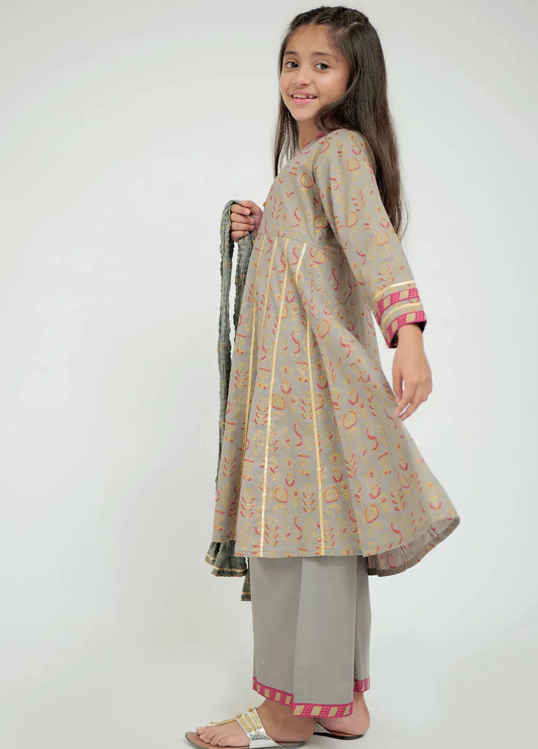 Senorita Pret Casual Cotton Lawn 3 Piece Suit for Kids KBD-02695