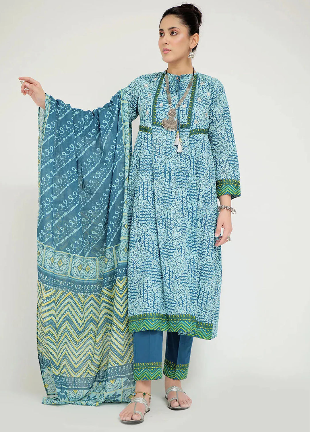 Senorita Pret Casual Cotton Lawn 3 Piece Suit LAD-02687