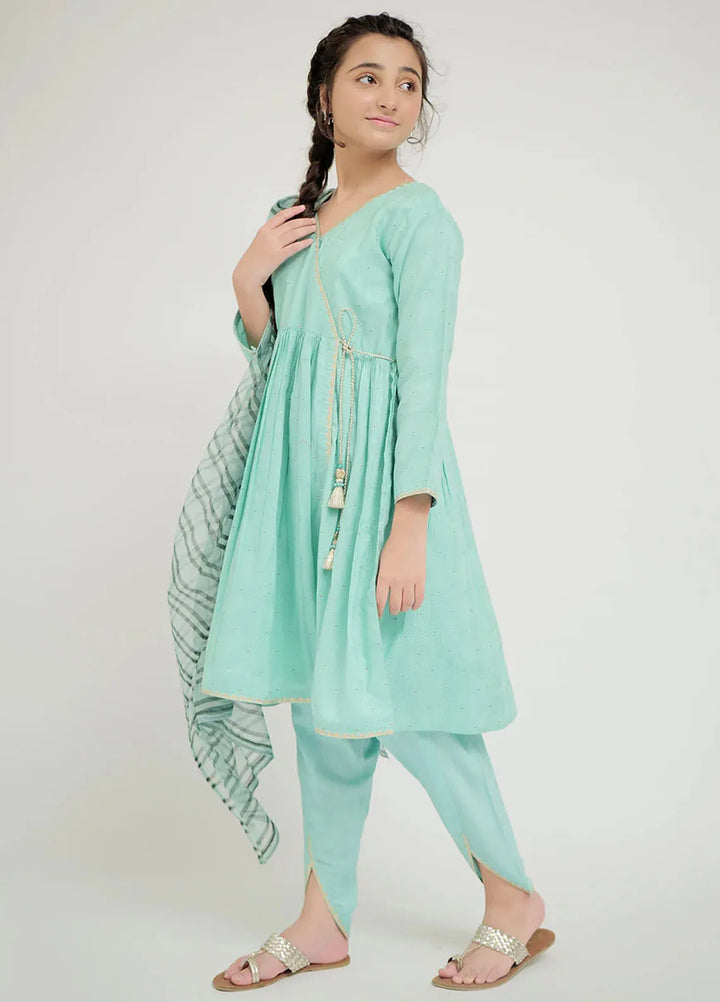 Senorita Pret Casual Viscose 3 Piece Suit for Girls GBD-02666