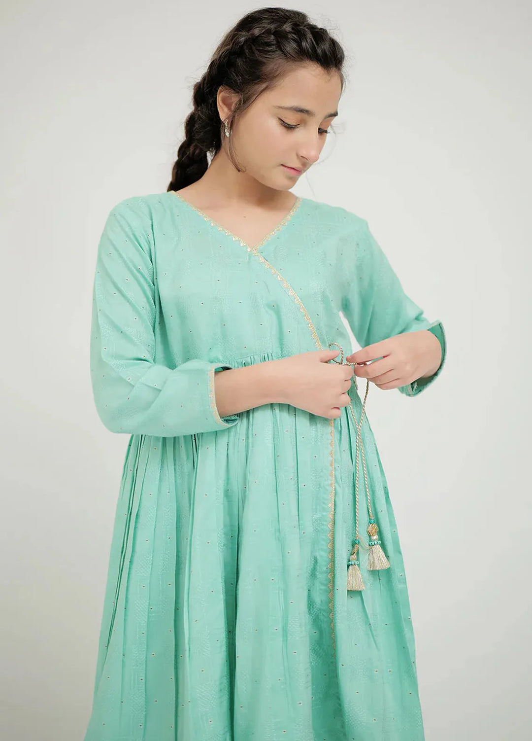 Senorita Pret Casual Viscose 3 Piece Suit for Girls GBD-02666