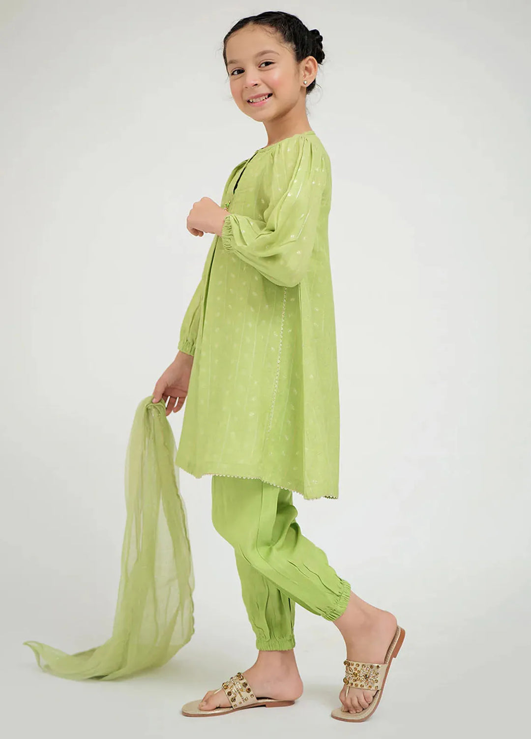 Senorita Pret Casual Viscose 3 Piece Suit for Kids KBD-02668