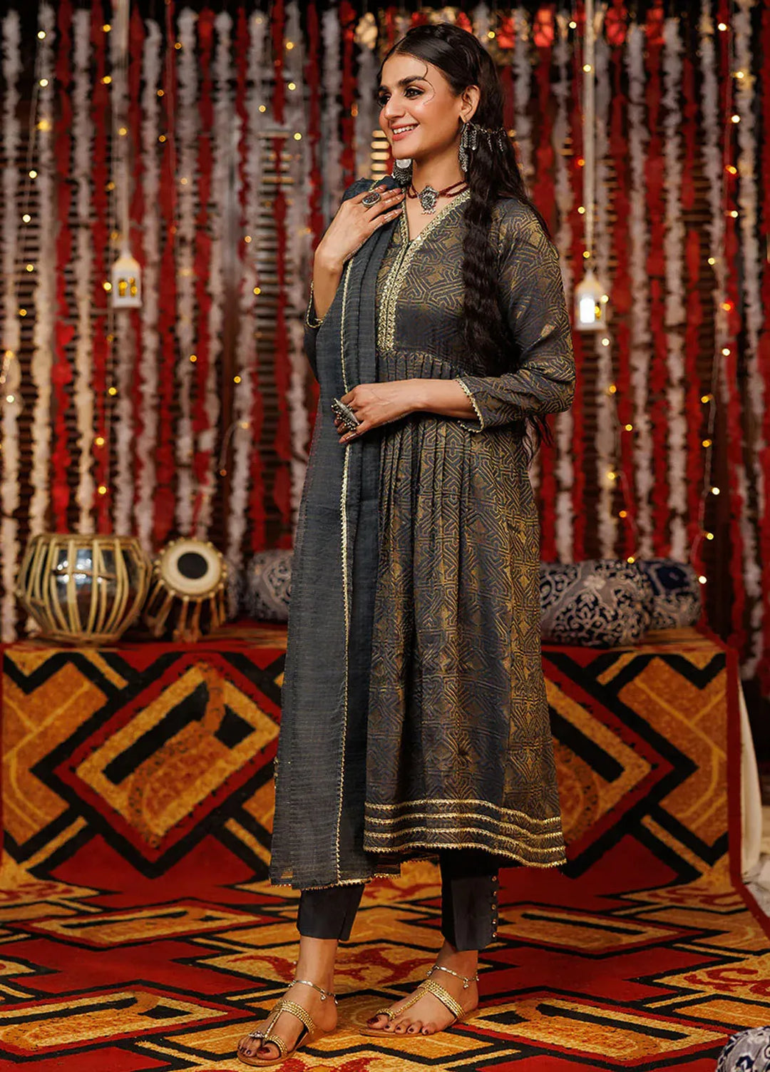 Senorita Pret Casual Viscose 3 Piece Suit for Ladies LBD-02539