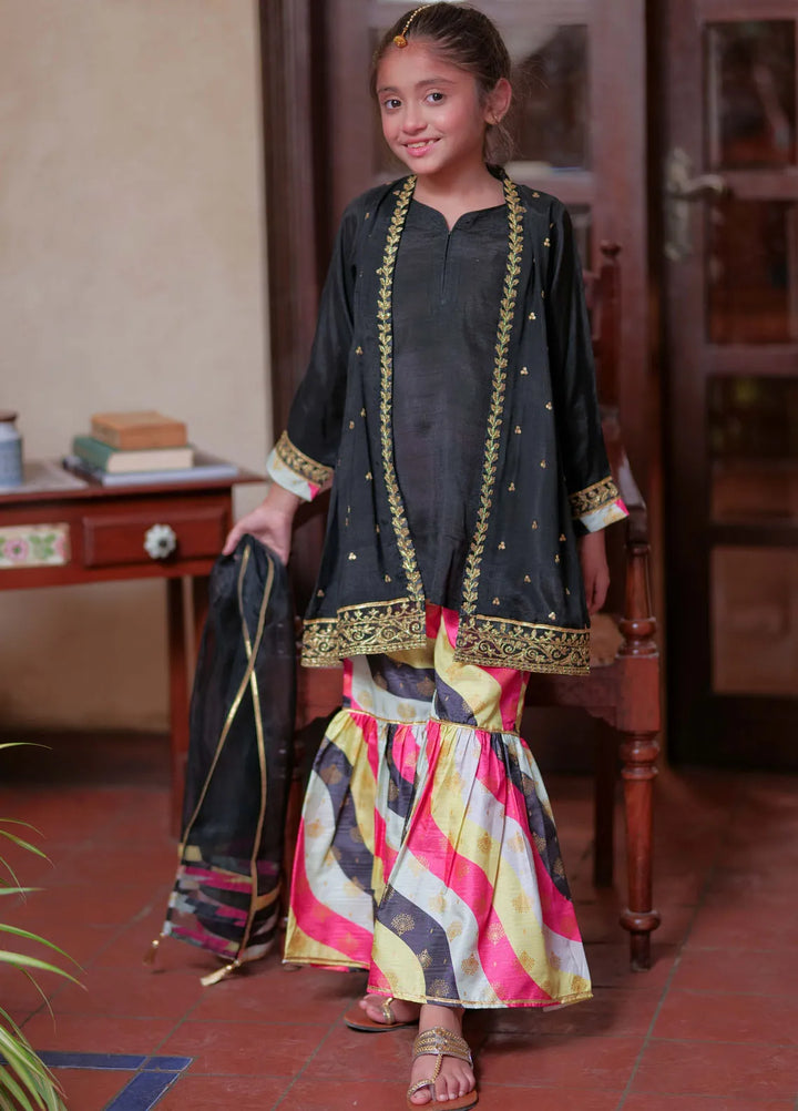 Senorita Pret Formal Raw Silk 3 Piece Suit KDD-02762