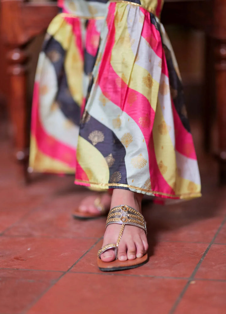 Senorita Pret Formal Raw Silk 3 Piece Suit KDD-02762