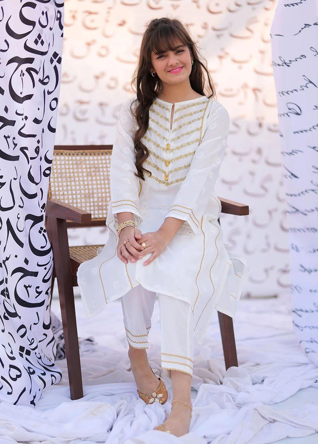 Senorita Cotton Casual 2 Piece Suit for Girls -  GAC-02283