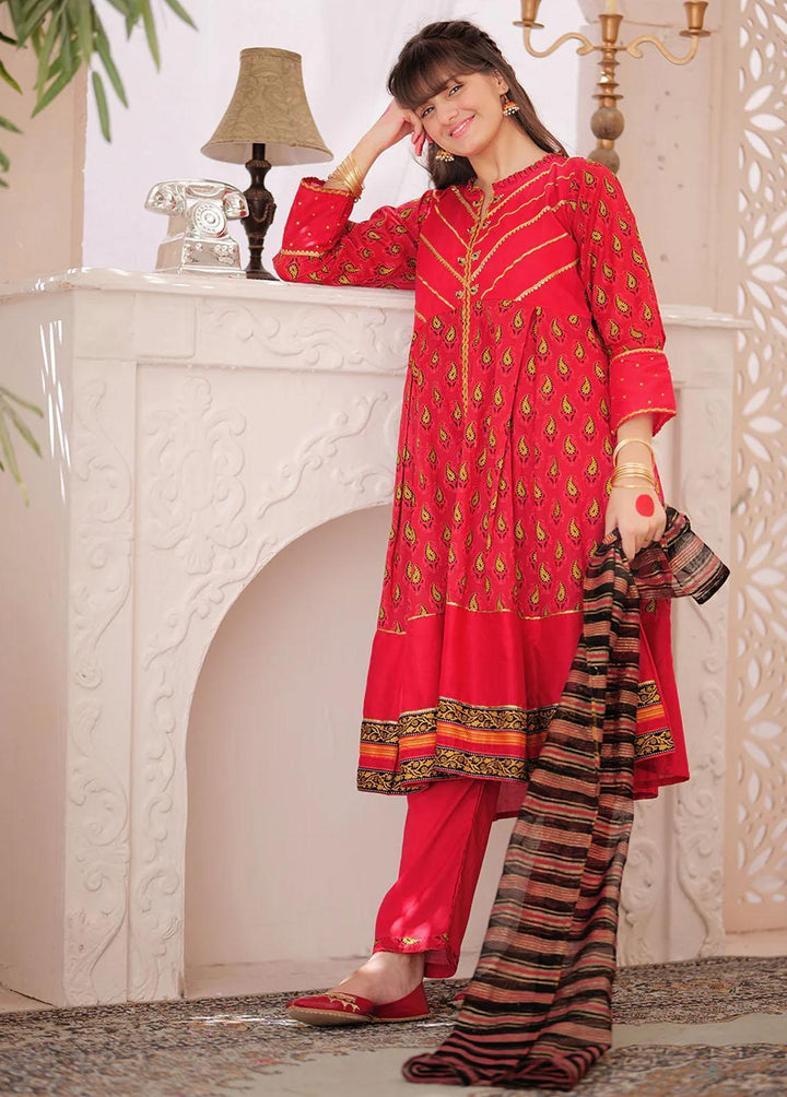 Senorita Cotton Casual 3 Piece Suit for Girls -  GBD-02322