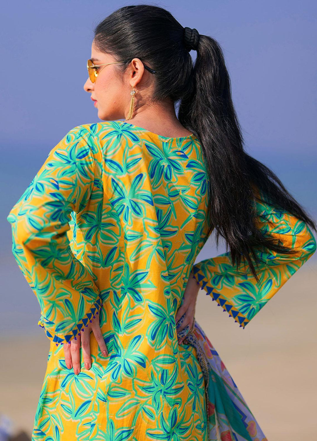 Senorita Lawn Fancy Pret 3 Piece for Girls -  LAD-01929-YLW/MCL