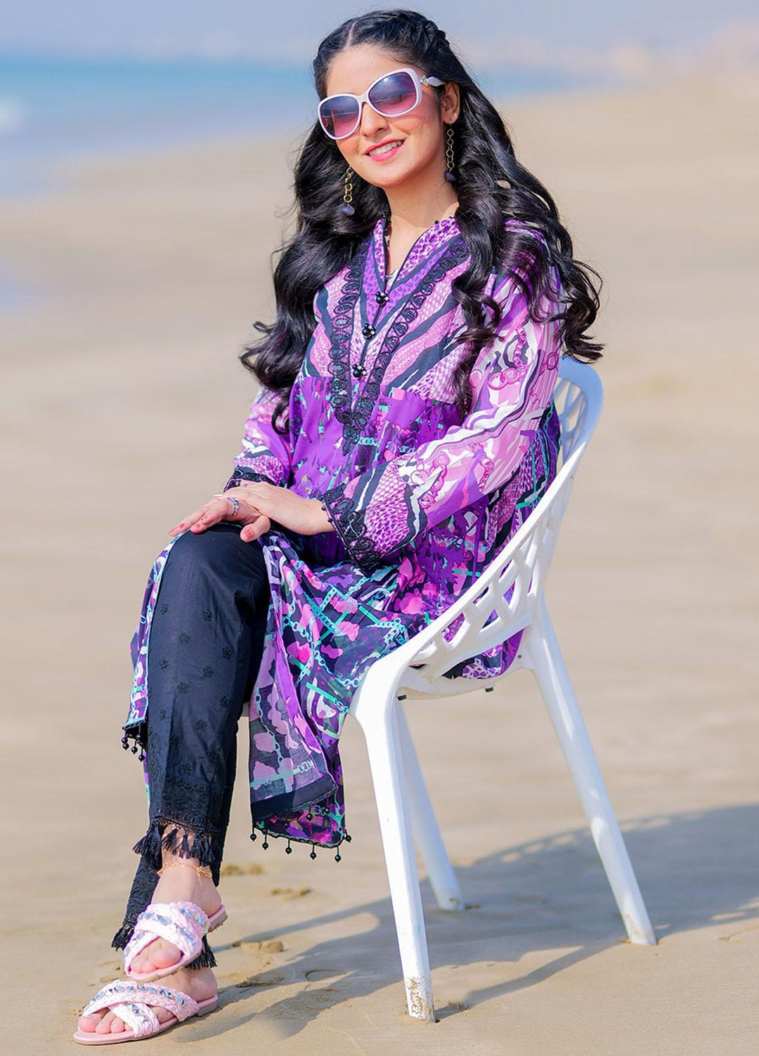 Senorita Lawn Fancy Pret Girls Shirt -  LAA-01965-PRL/MCL