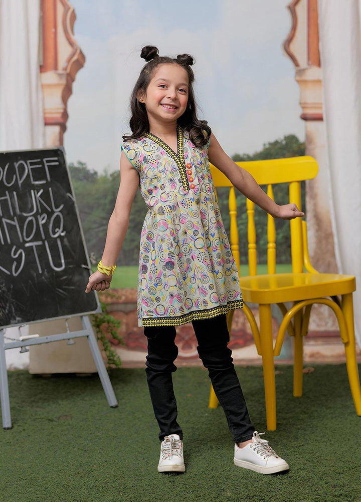 Senorita Lawn Pret Kurti for Girls -  KAA-02157-FWN/MCL