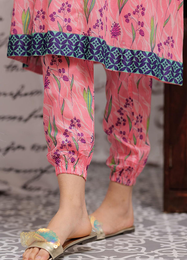 Senorita Lawn Pret 2 Piece Suit for Girls -  GAC-02153-PNK/MCL