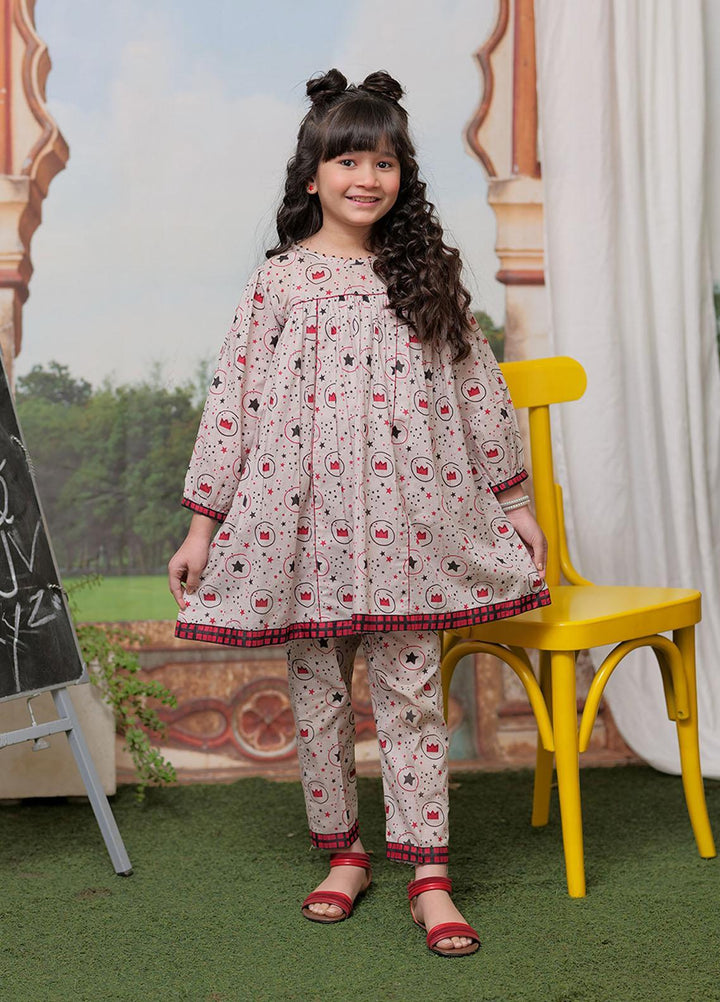 Senorita Lawn Pret 2 Piece Suit for Girls -  KAC-02125-GRY/MCL