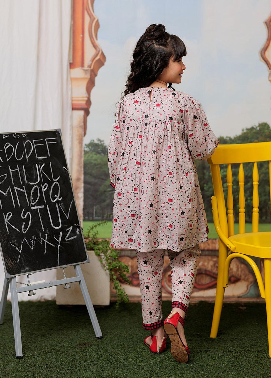 Senorita Lawn Pret 2 Piece Suit for Girls -  KAC-02125-GRY/MCL