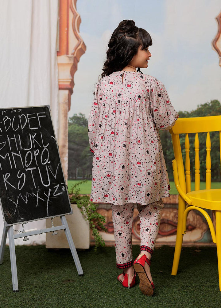 Senorita Lawn Pret 2 Piece Suit for Girls -  KAC-02125-GRY/MCL