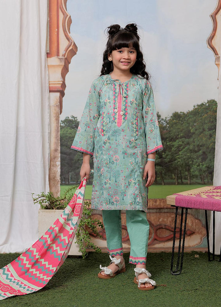 Senorita Lawn Pret 3 Piece Suit for Girls -  KAD-02131-SGN/MCL