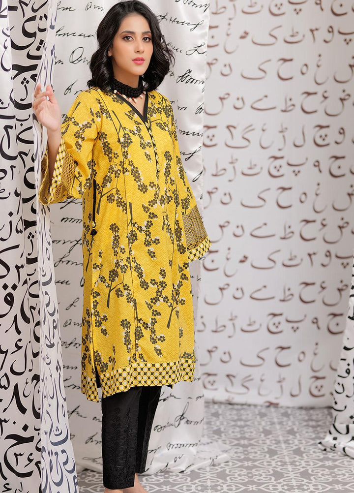 Senorita Casual Pret  Lawn Kurti LAA-02163-YLW/BLK