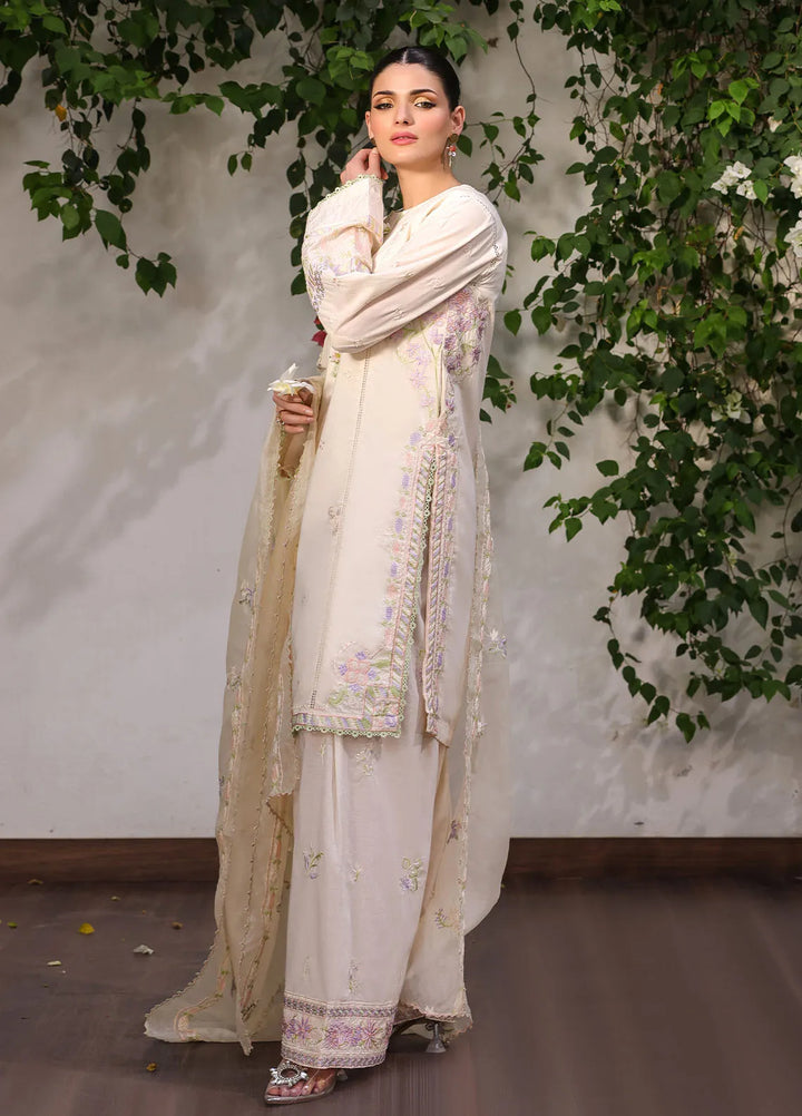 Sera By Sahane Embroidered Lawn Suits Unstitched 3 Piece SNE24SR CT-11001 Serene - Summer Collection